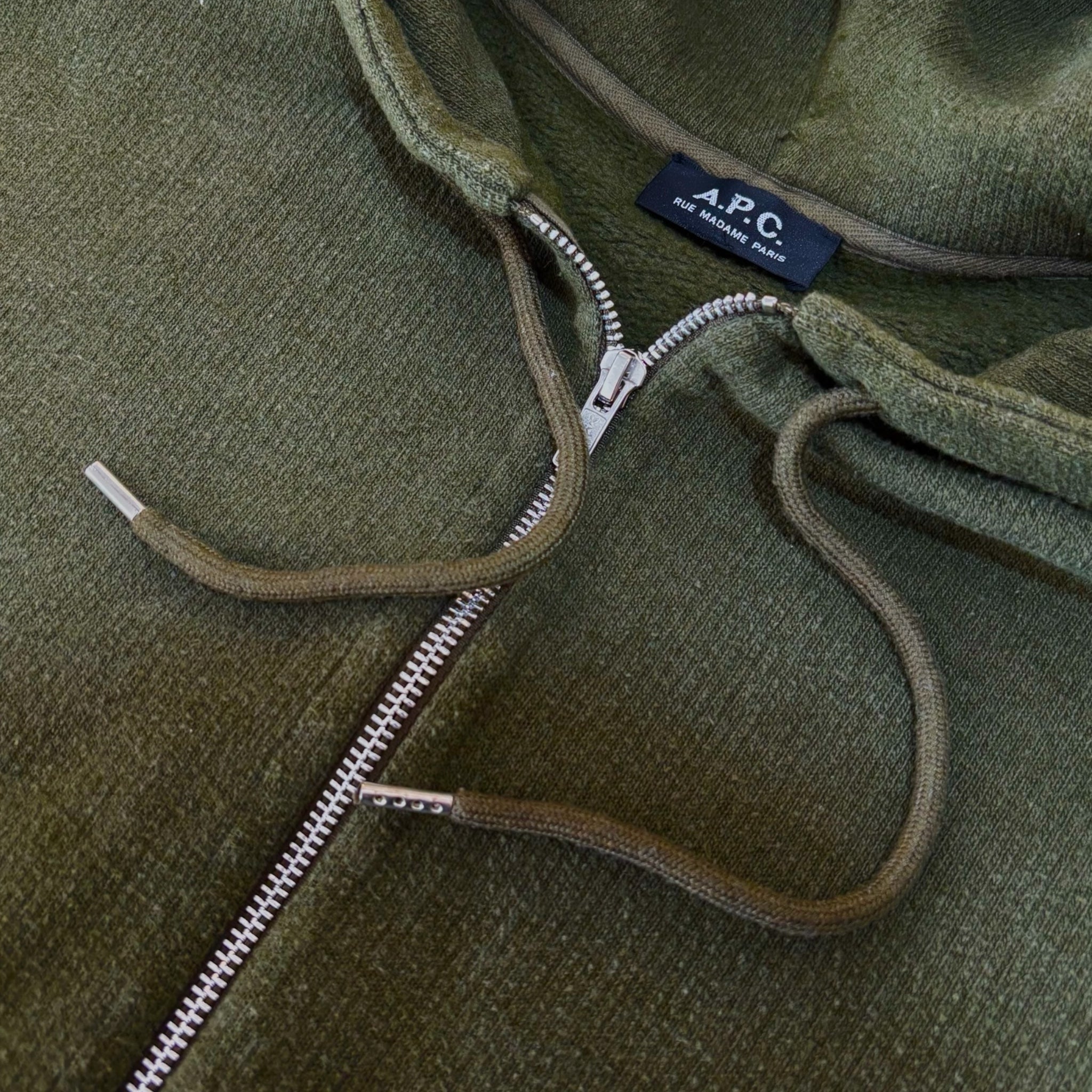 A.P.C. Rue Madame Paris Zip-Up Hoodie