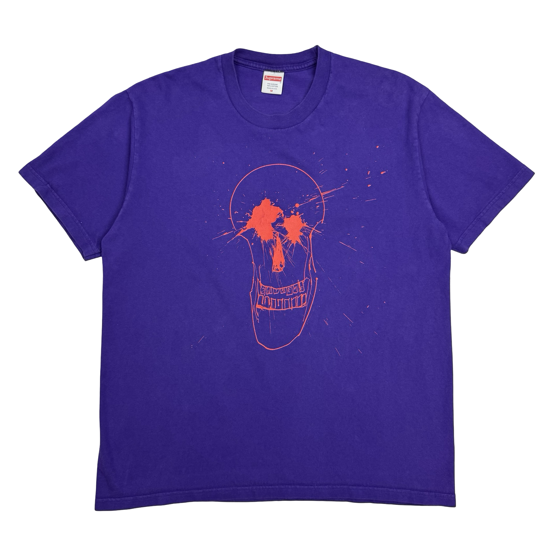 Supreme Ralph Steadman Skull Tee Purple
