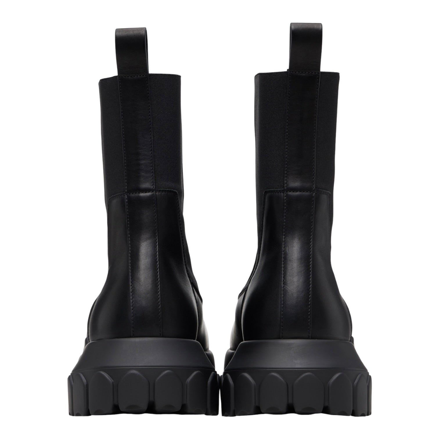 Rick Owens Beatle Mega Tractor Boots Black