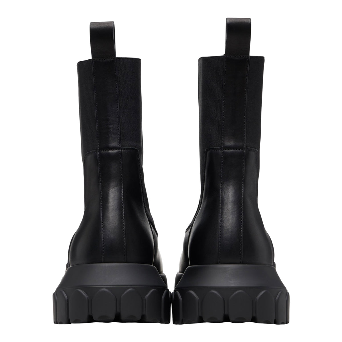Rick Owens Beatle Mega Tractor Boots Black