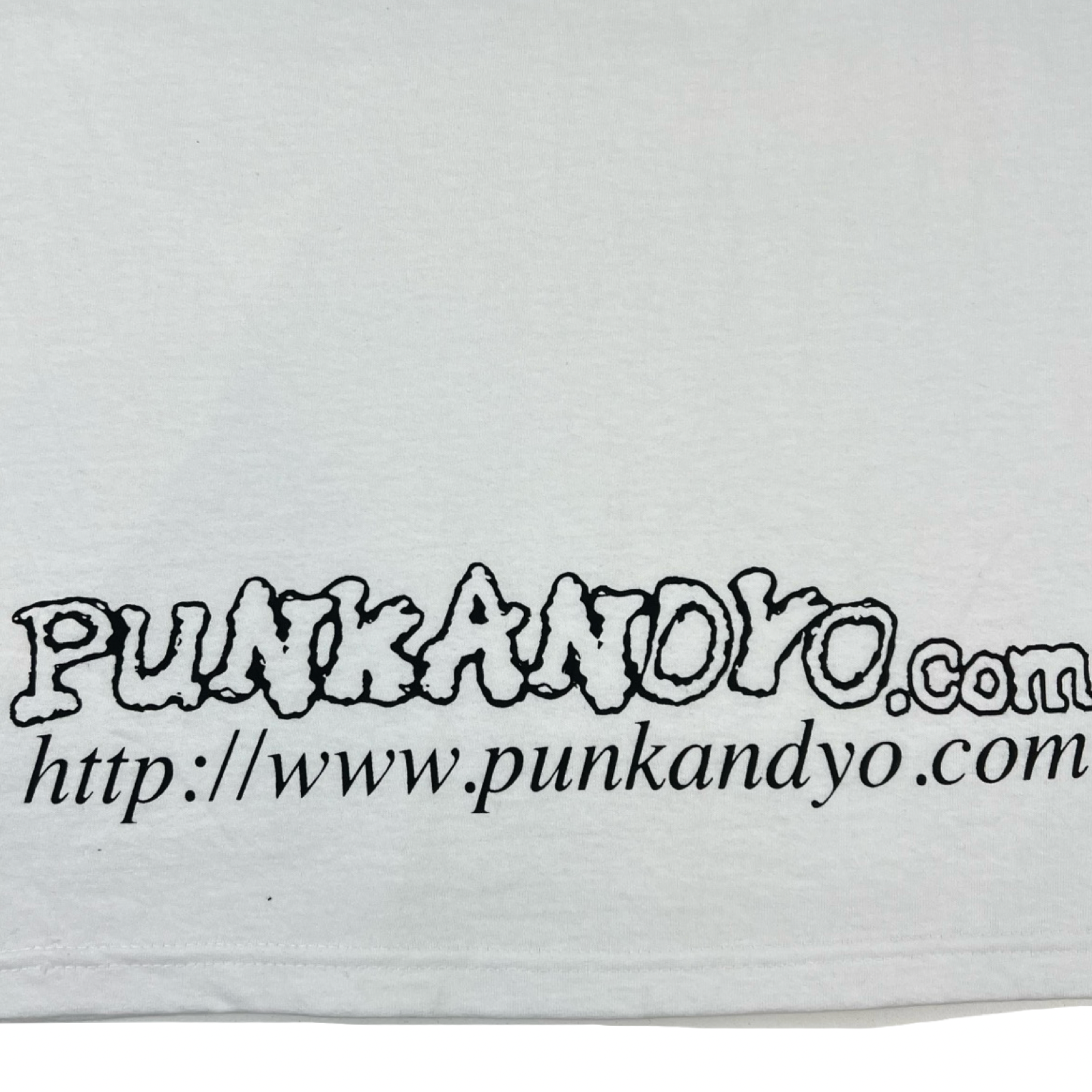 Punkandyo Skull Tyre T-shirt White