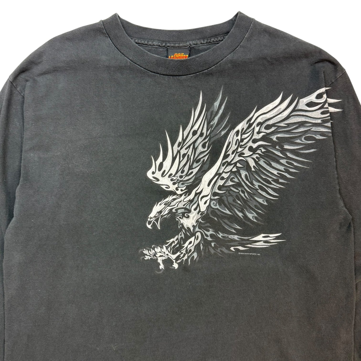 Vintage Hot Leathers Eagle L/S Tee Black