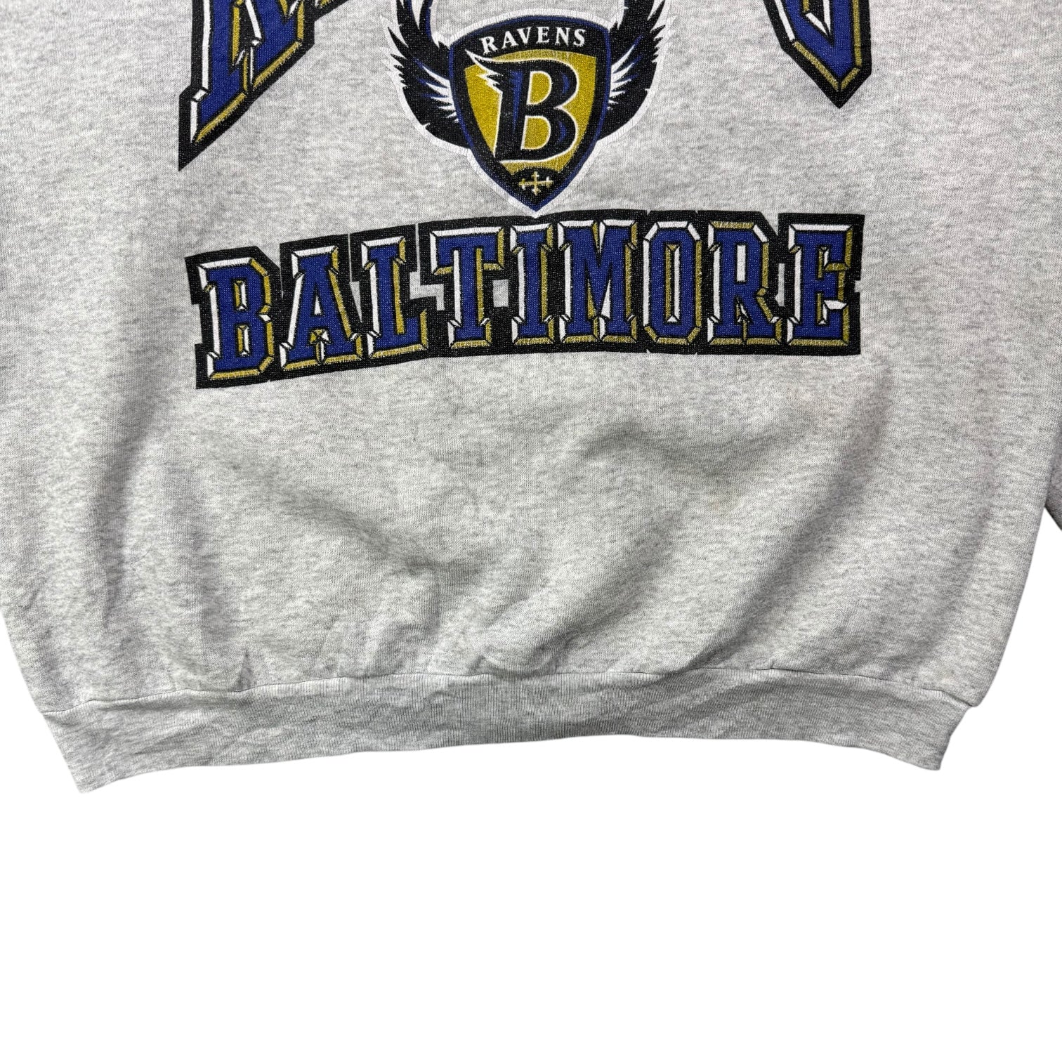 Vintage Baltimore Ravens Crewneck Grey