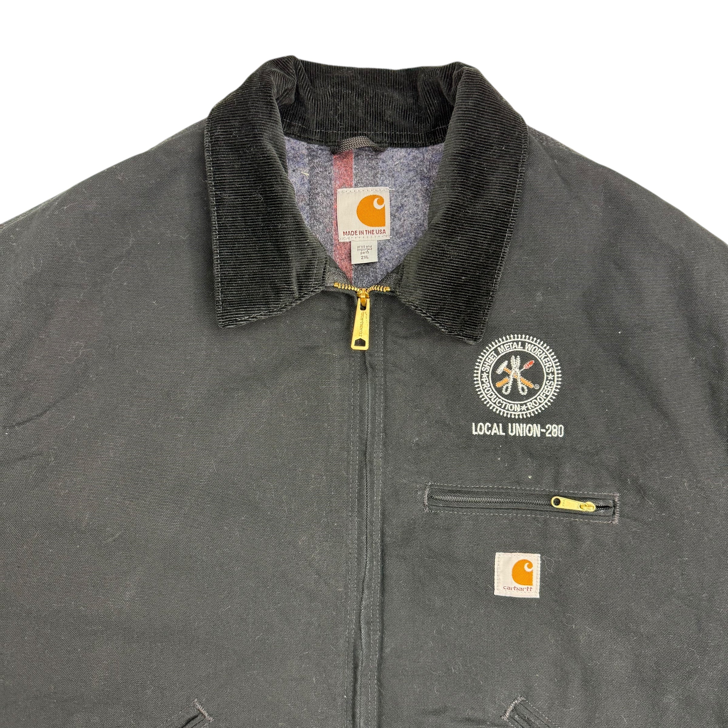 Vintage Carhartt Detroit Jacket Black