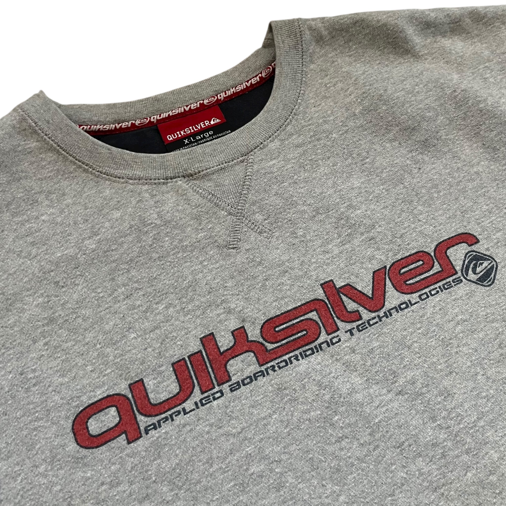 Vintage Quiksilver Sleeve Spellout Crewneck