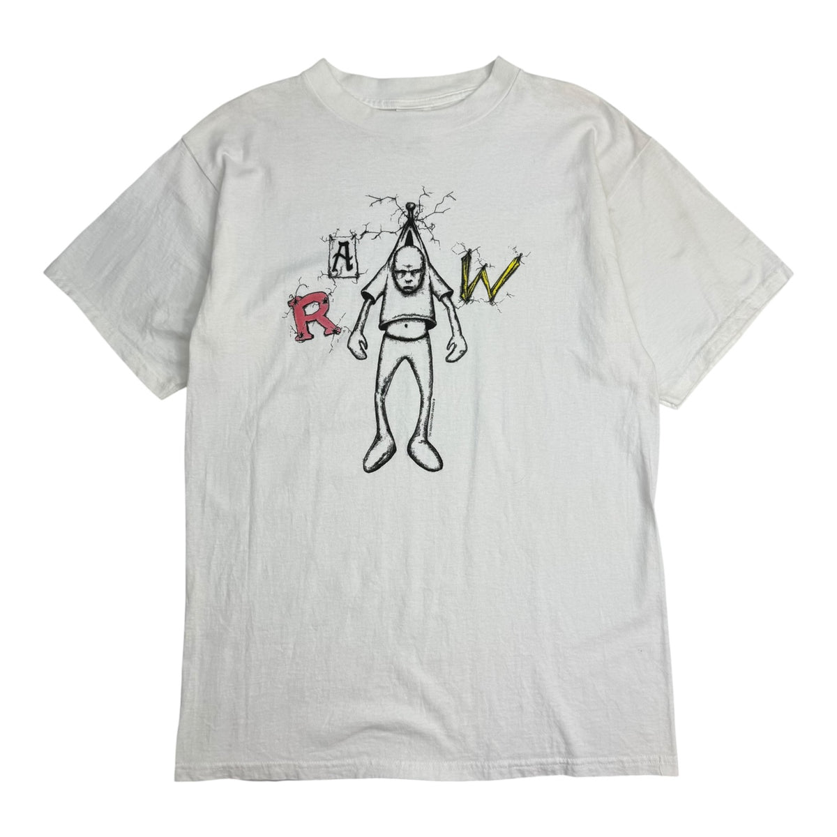 Vintage RAW Canadian Band Tee White
