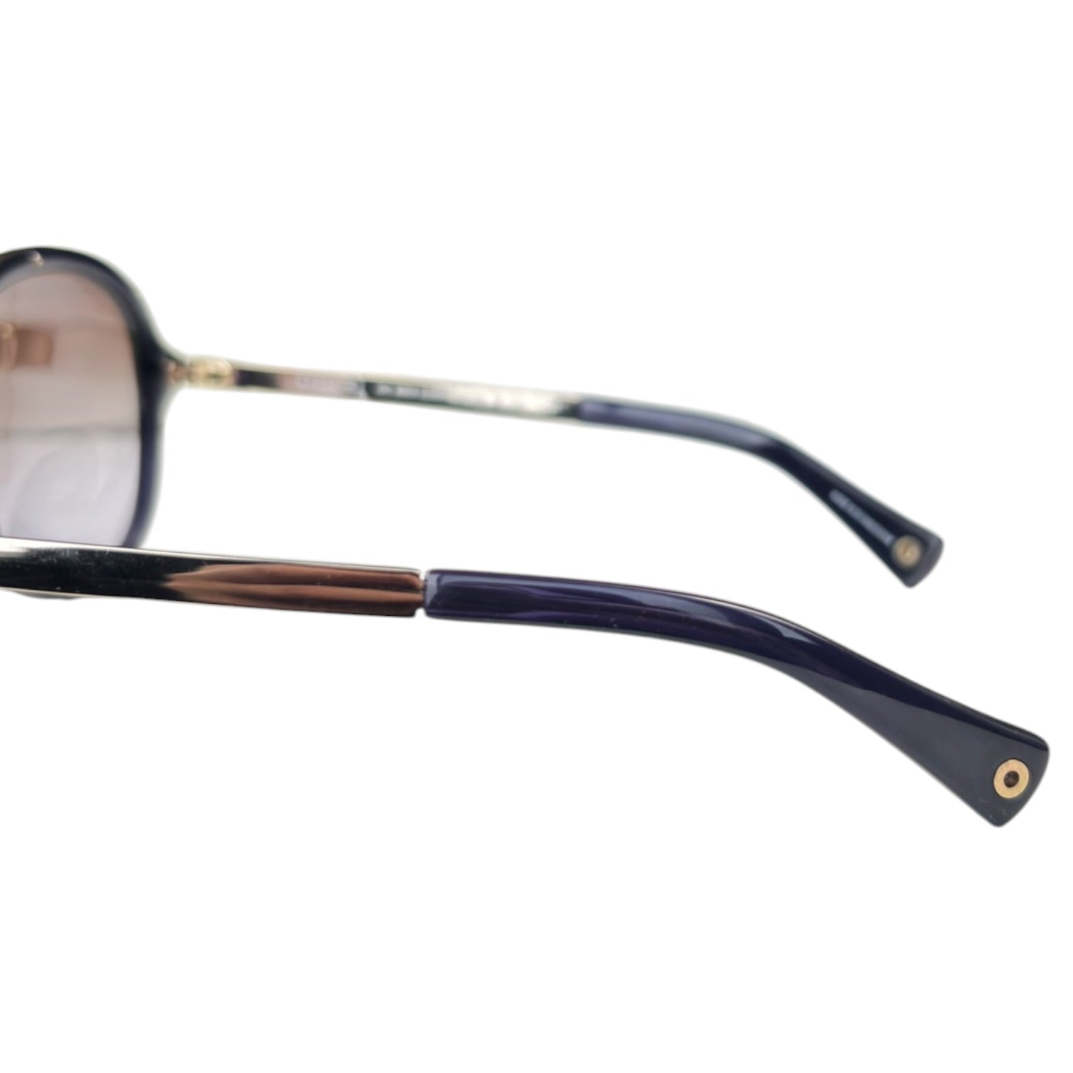 (W) Coach Aviator Style Sunglasses Black