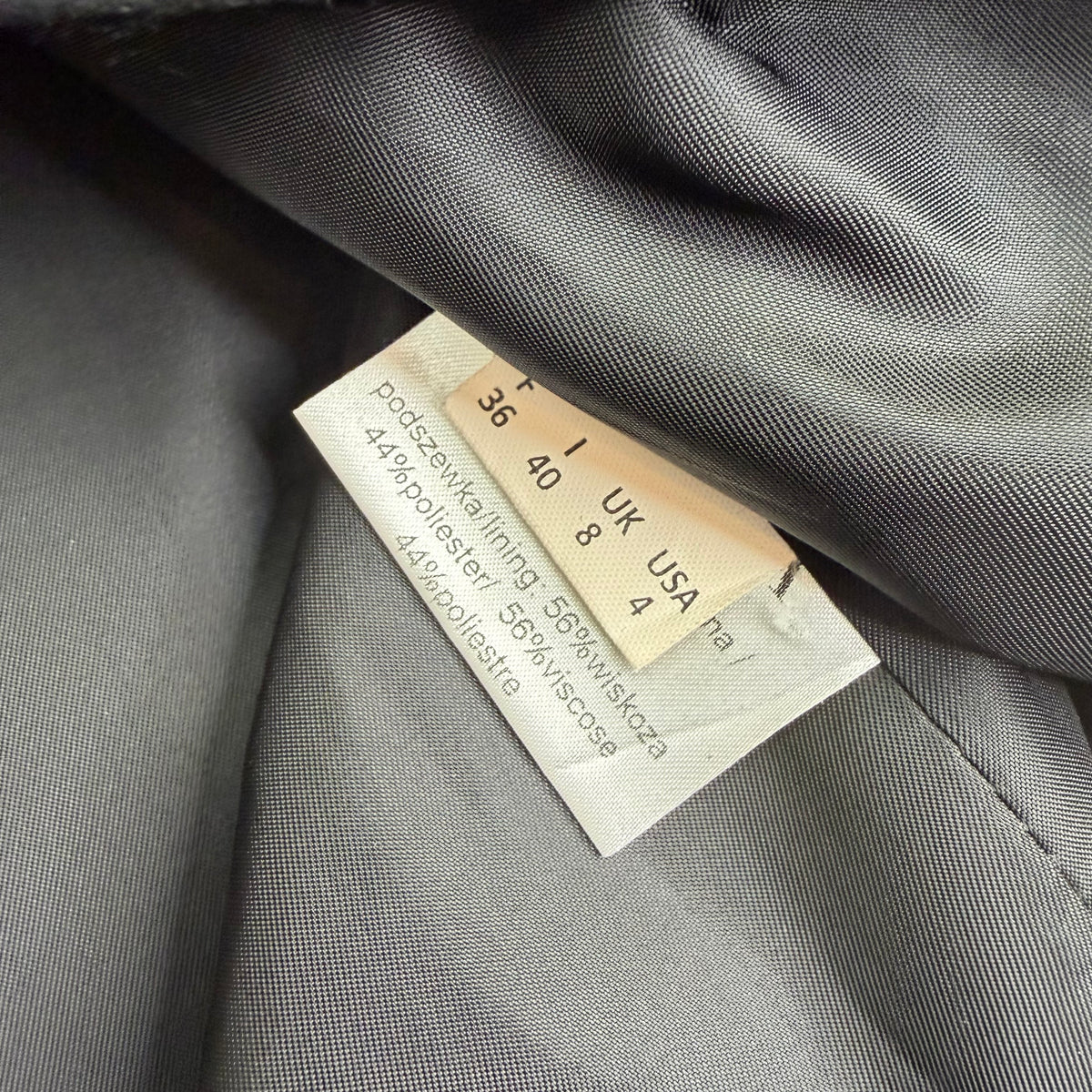 (W) Vintage Lamania Cropped Jacket Black