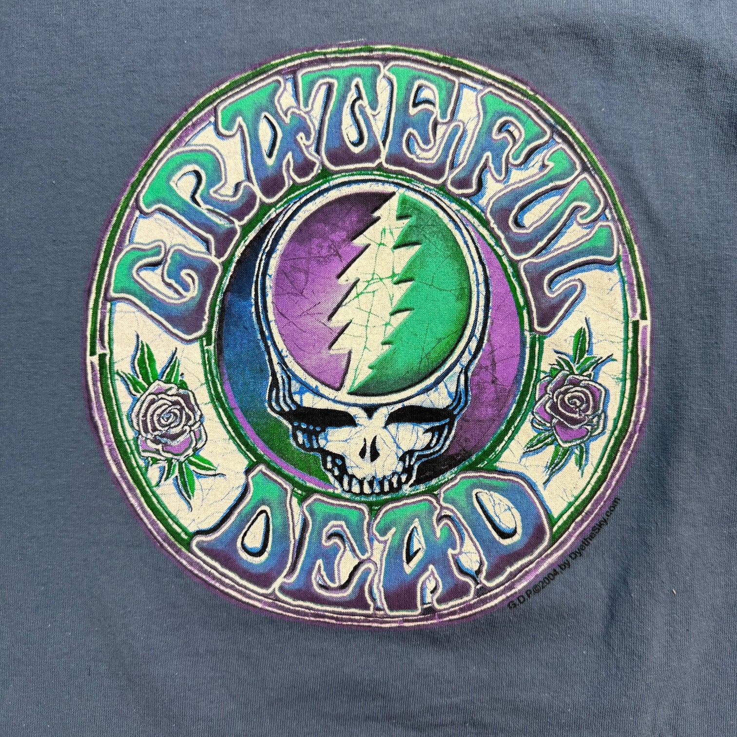 2004 Grateful Dead Tee Dark Blue