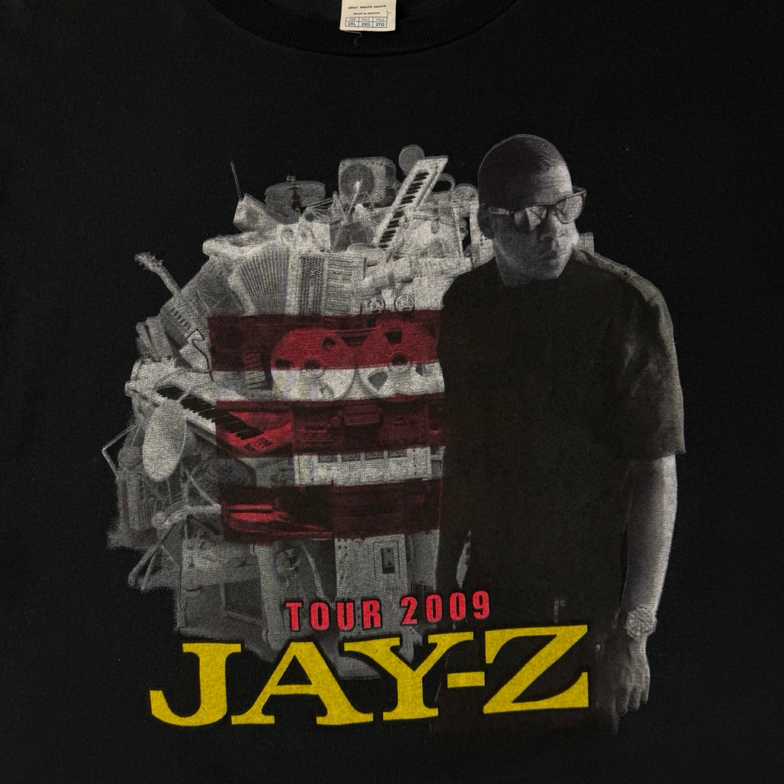2009 Jay-Z The Blueprint 3 Tour T-Shirt Black