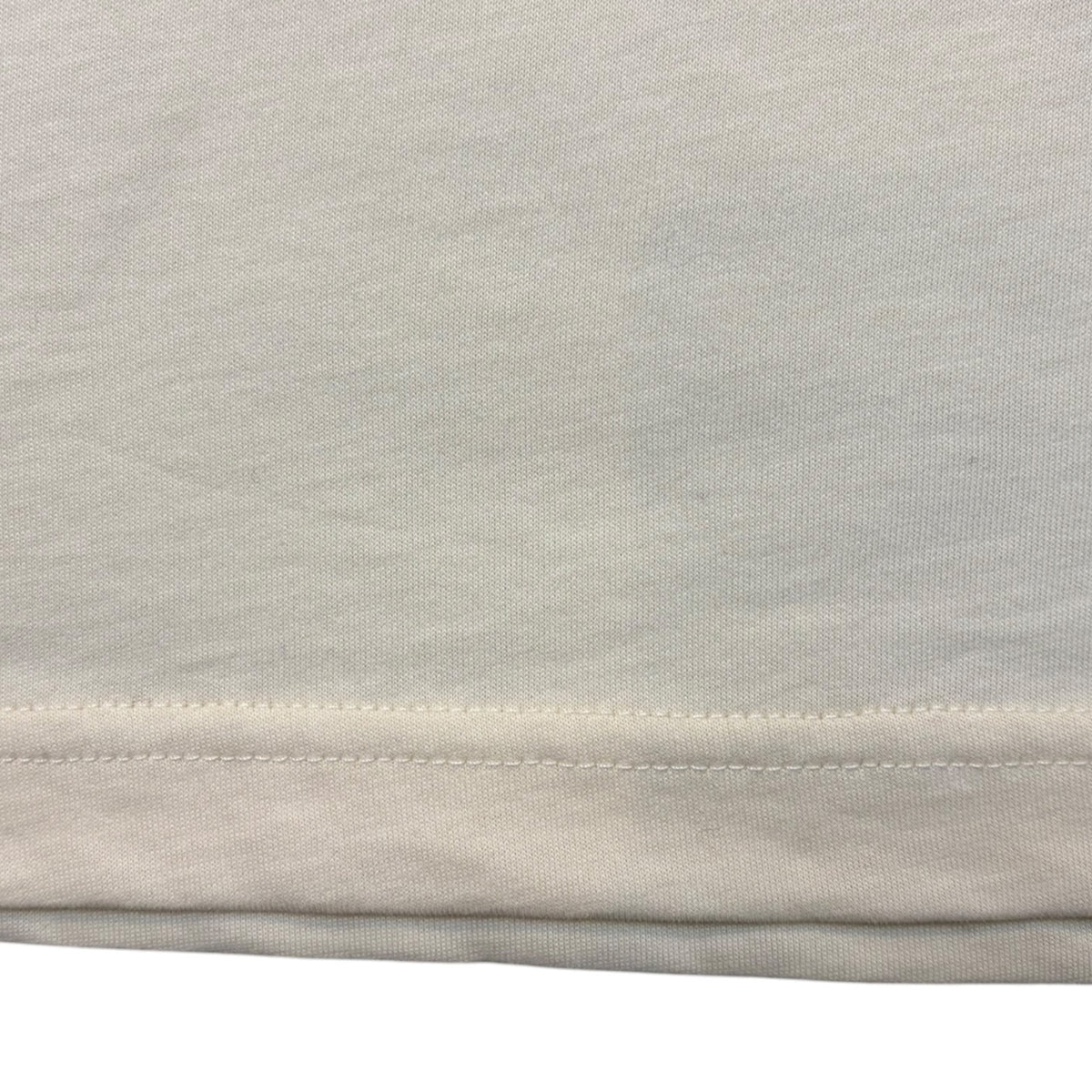 Moncler Check Panel Cotton Jersey Long-Sleeve Ivory