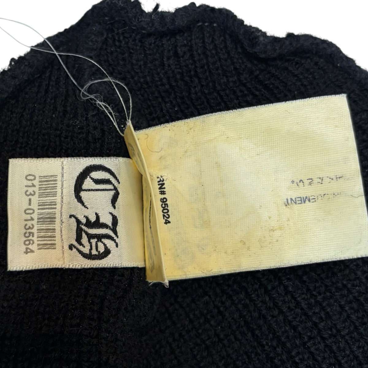 Chrome Hearts Plus Cross Beanie Black