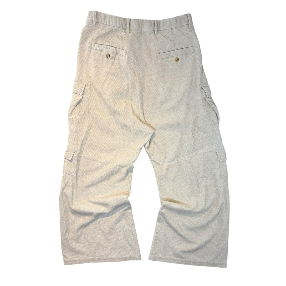 Rick Owens Off-White Concordians Tailored Cargobelas Cargo Pants Cream