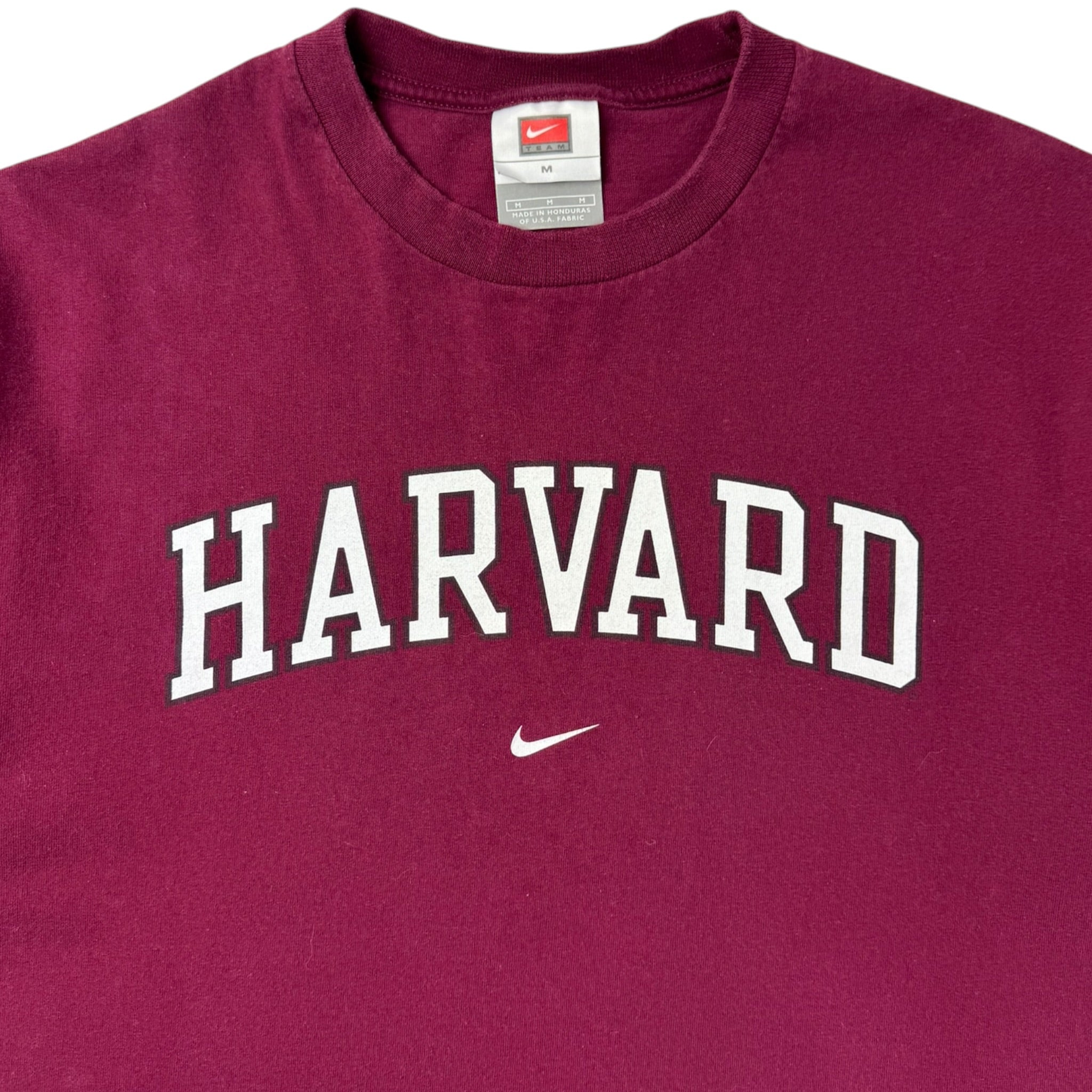 Vintage Nike Harvard T-Shirt Burgundy