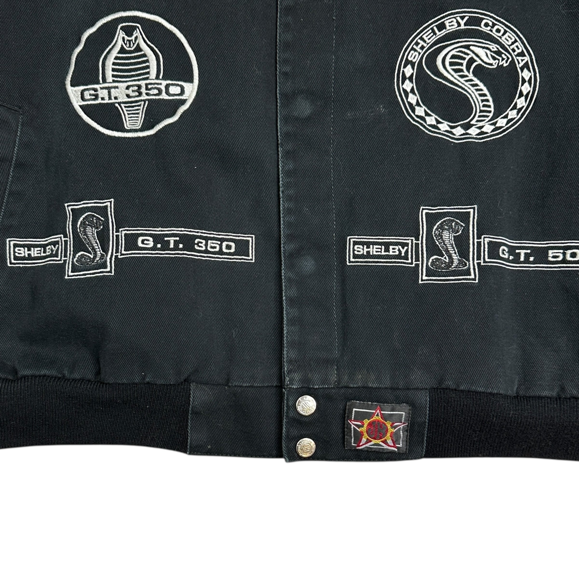 Vintage Ford Racing Caroll Shelby Ford Mustang Racing Jacket Black