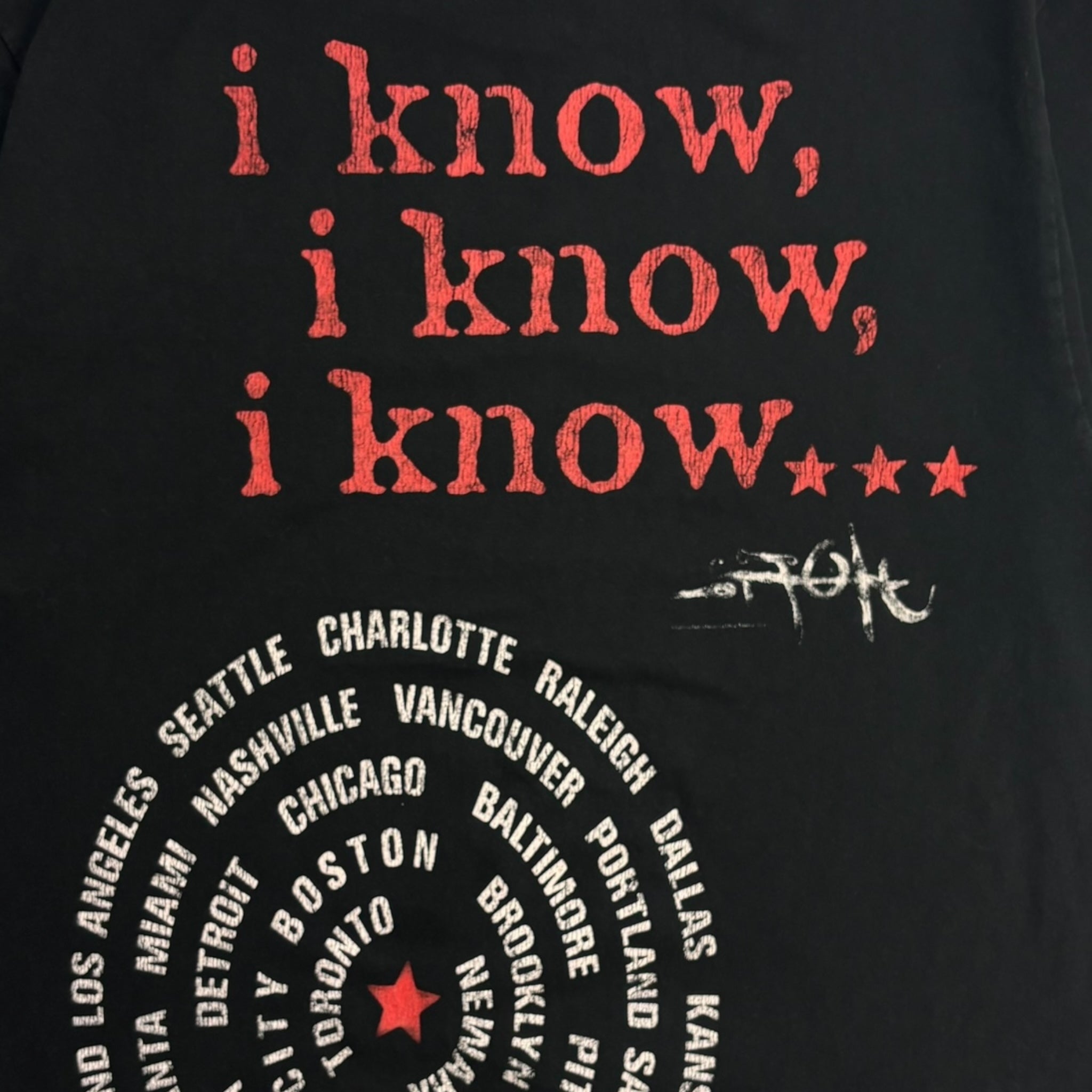 Travis Scott Utopia Circus Maximus 2023 Tour Tee Black