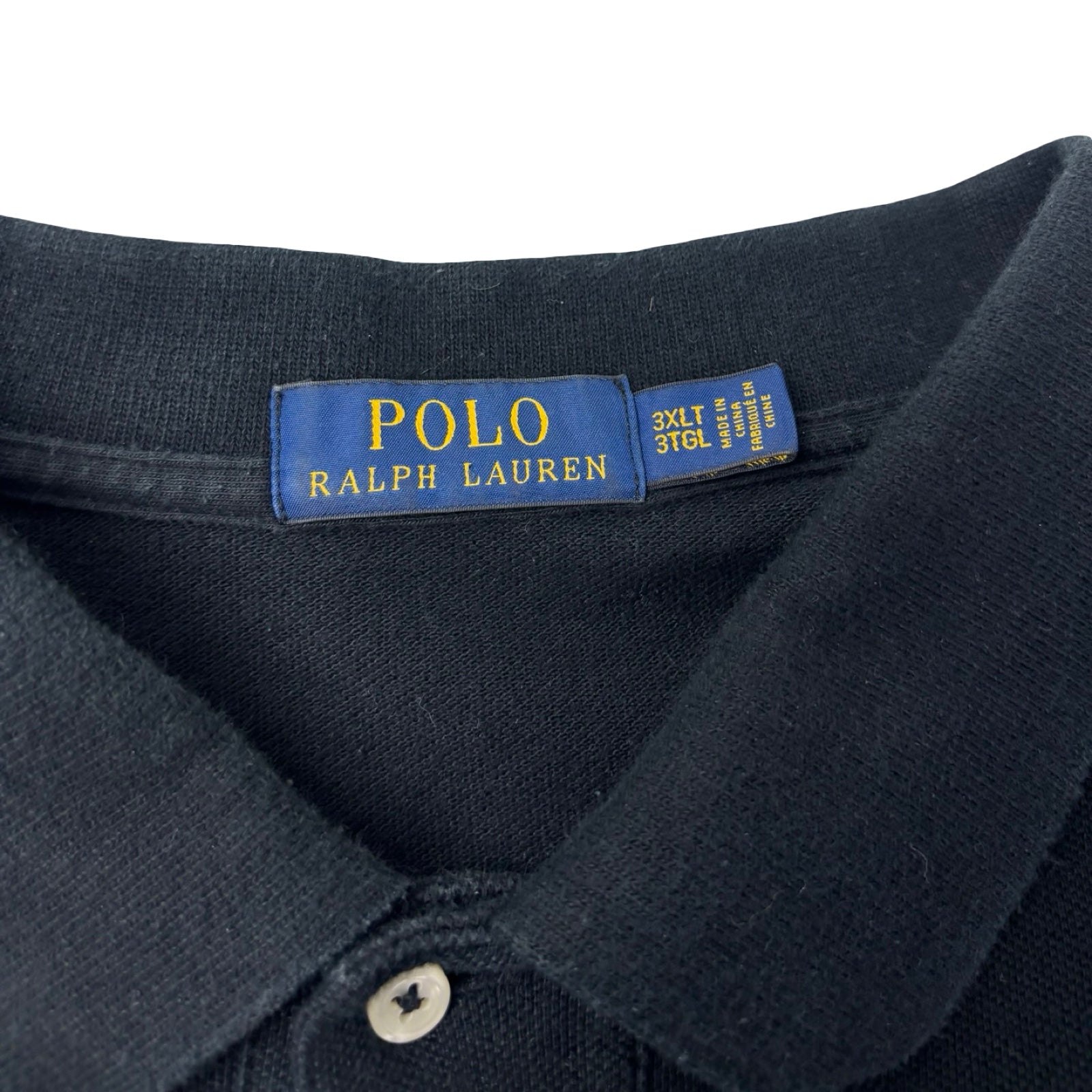 Vintage Polo Ralph Lauren Big Pony Polo Striped Black