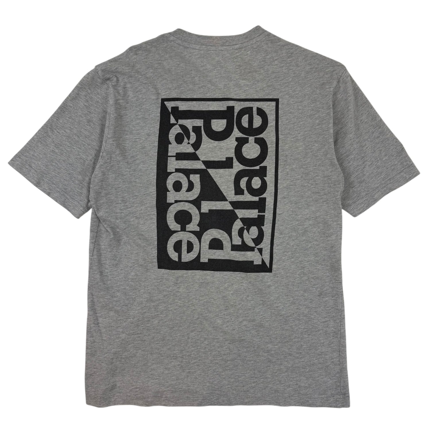 Palace Split Logo Tee Grey