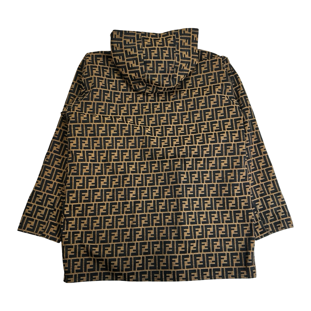 Vintage Fendi Zucca Monogram Reversible Hooded Jacket