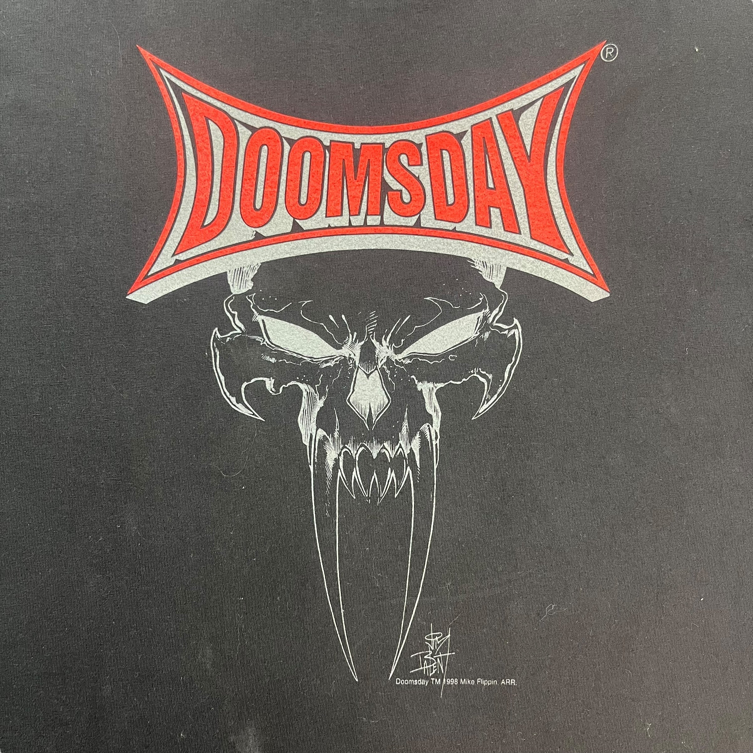 1998 Doomsday Mike Flippin Tee Black