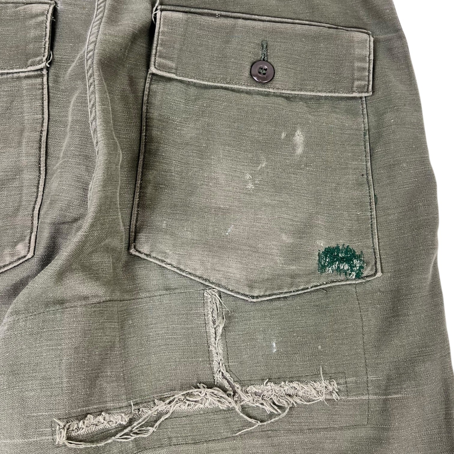 Vintage Army Green Utility Pants