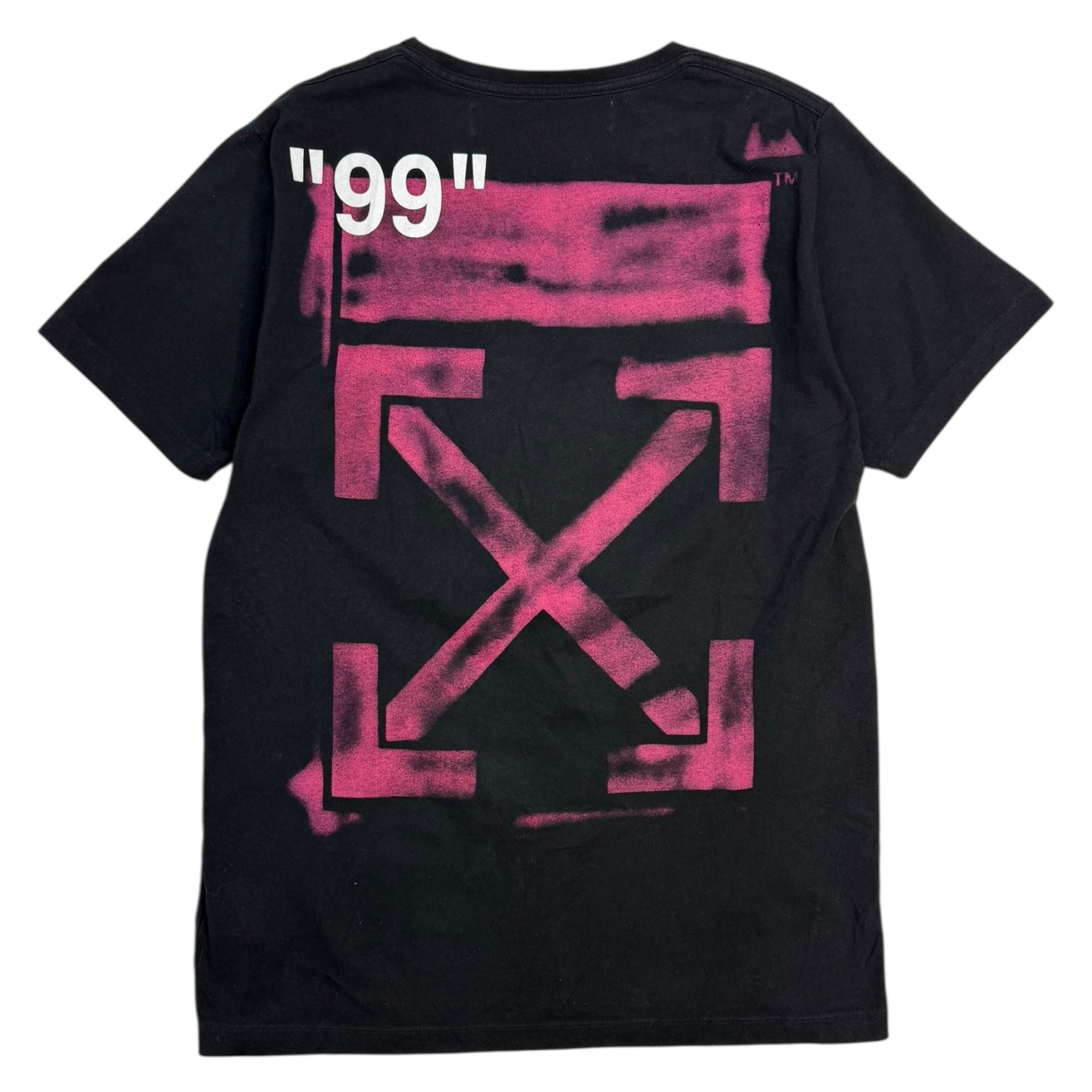 Off-White Stencil Arrow Tee Pink/Black