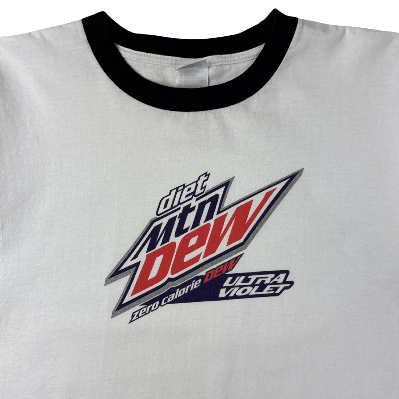 2009 Diet Mountain Dew Ultra Violet Promo Ringer T-Shirt