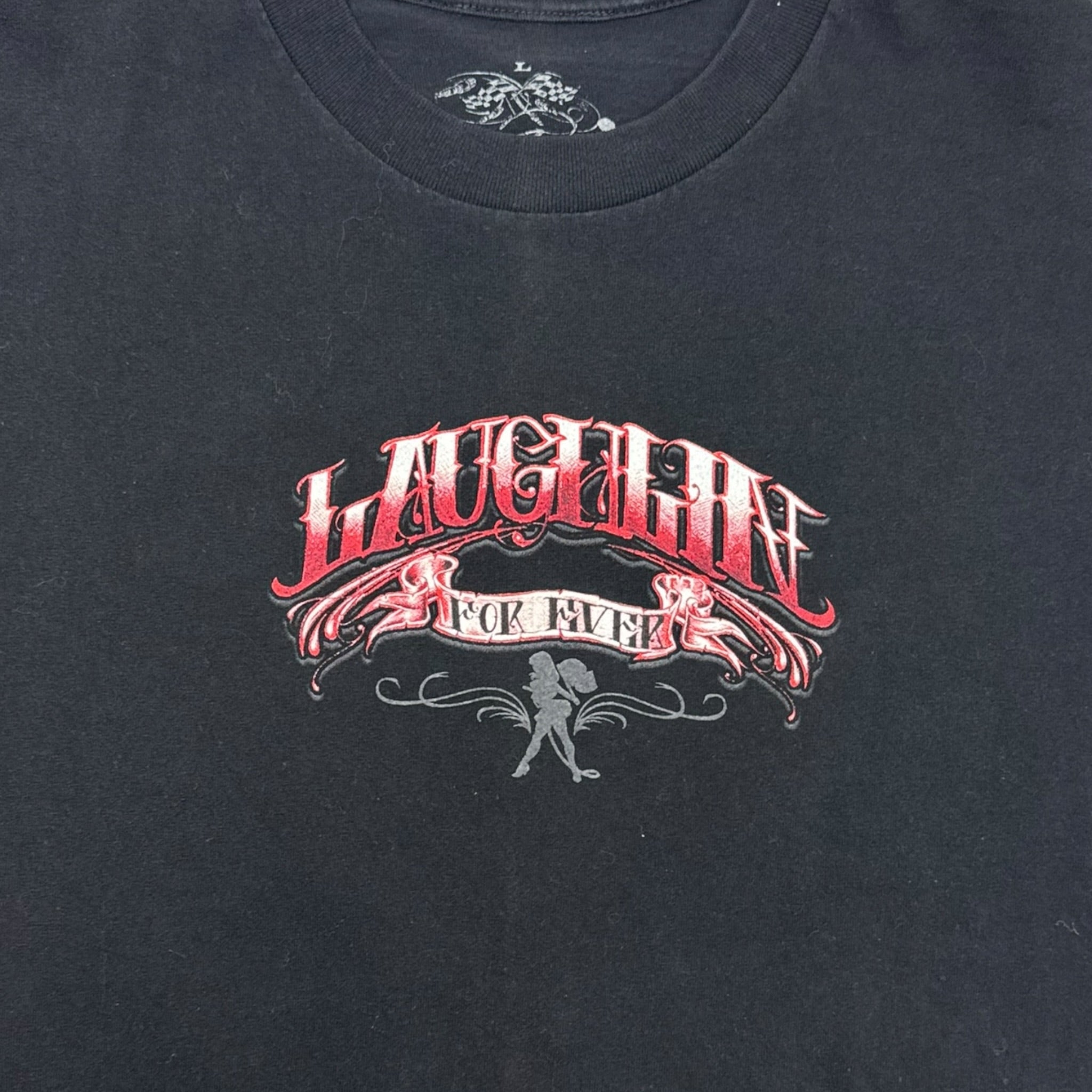 Vintage Y2K Full Service ‘Laughlin’ Pin Up Girl T-Shirt