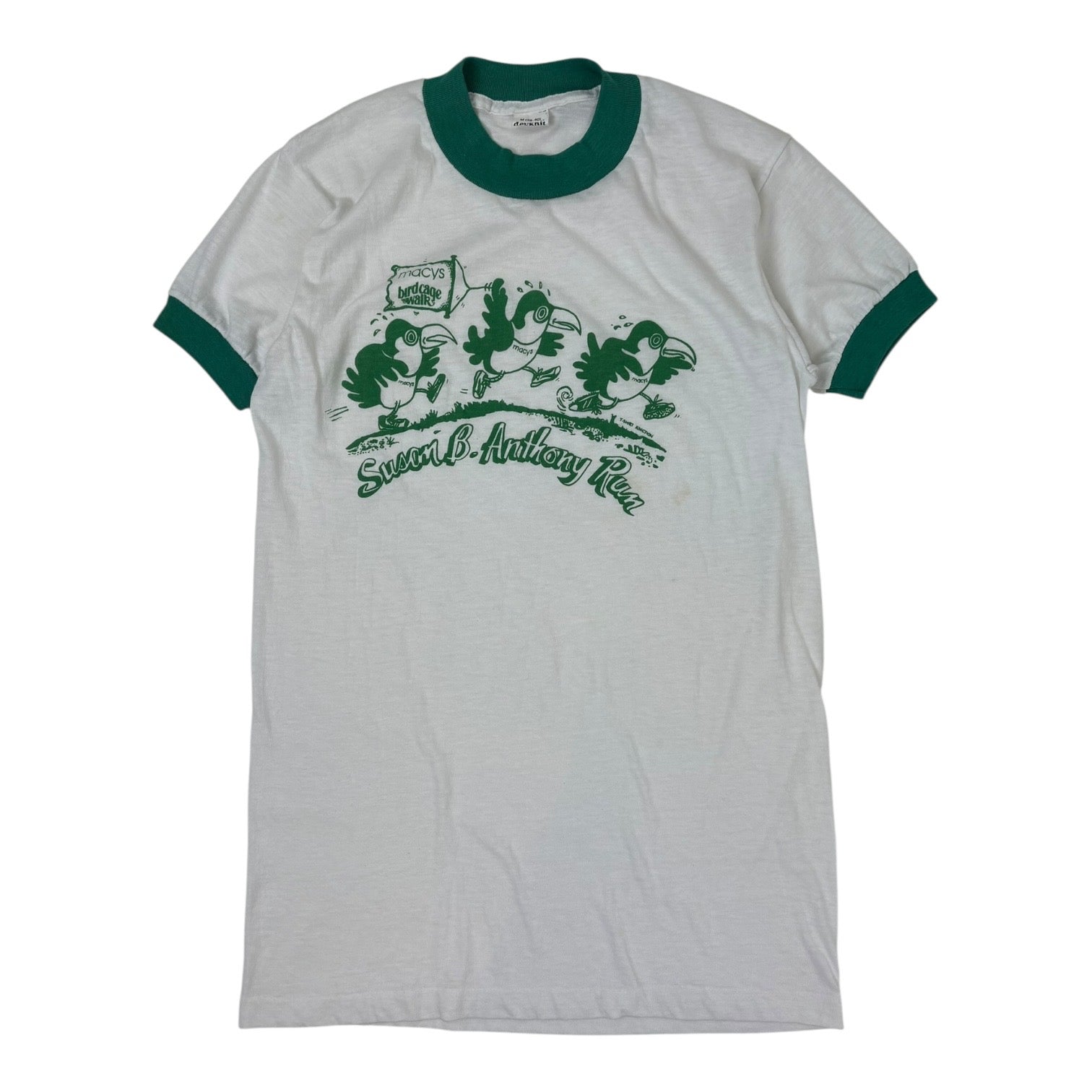 Vintage Ringer Macy’s Birdcage Walk T-Shirt White