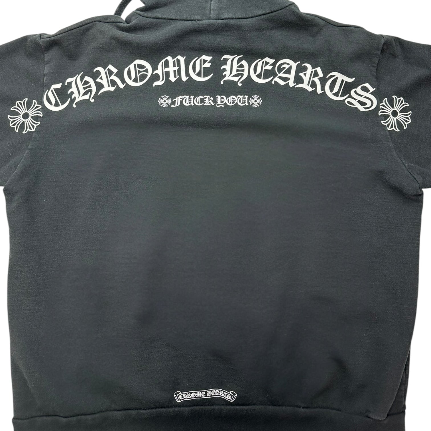 Chrome Hearts Shoulder Logo Hoodie Black