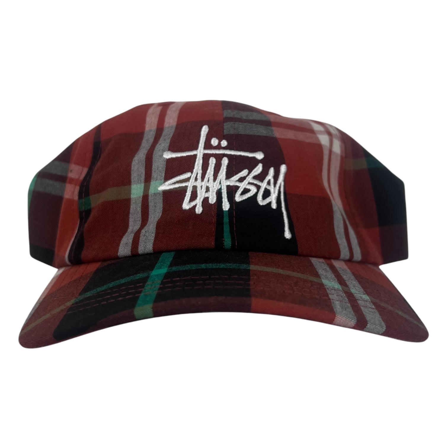 Stussy Stock Logo Plaid Hat