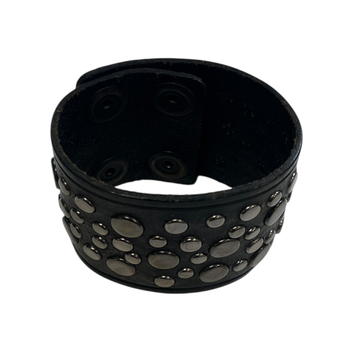 Dsquared2 Studded Rivet Leather Cuff Wristband