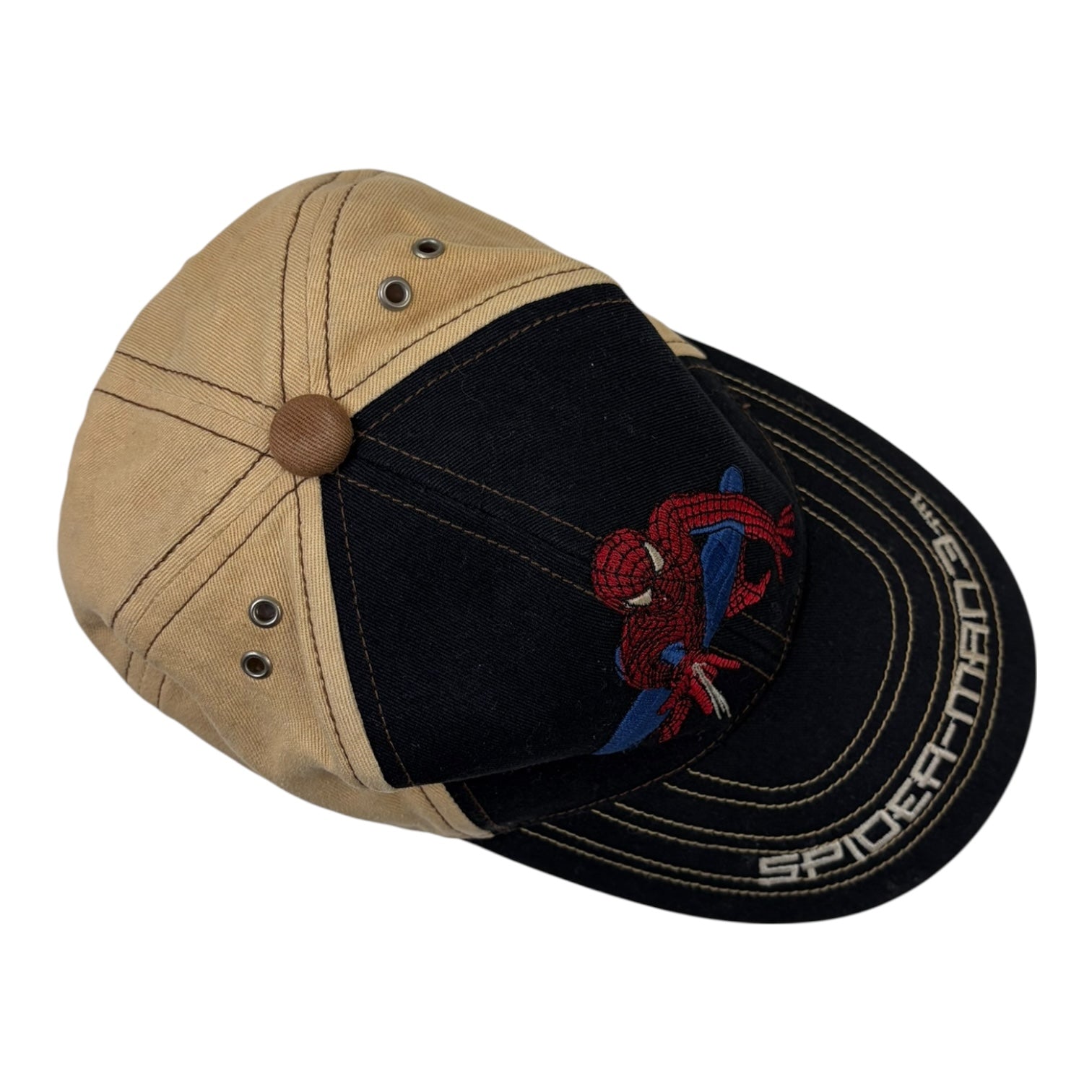 Vintage Spider-Man 3 Promo Snapback Hat Black