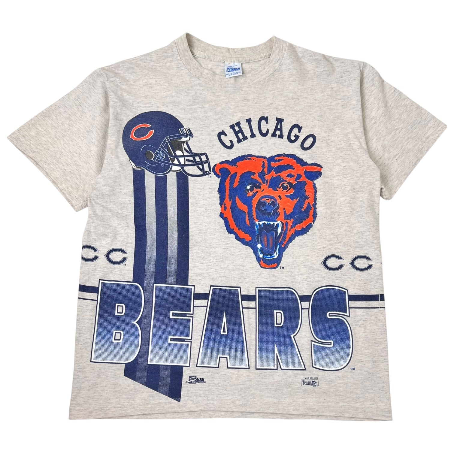 Vintage 1993 Chicago Bears NFL Graphic T-Shirt
