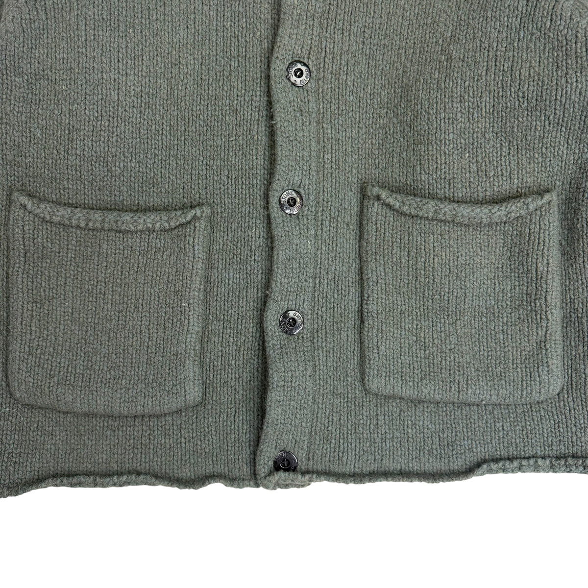 AW1994 Stone Island Pocket Cardigan Green