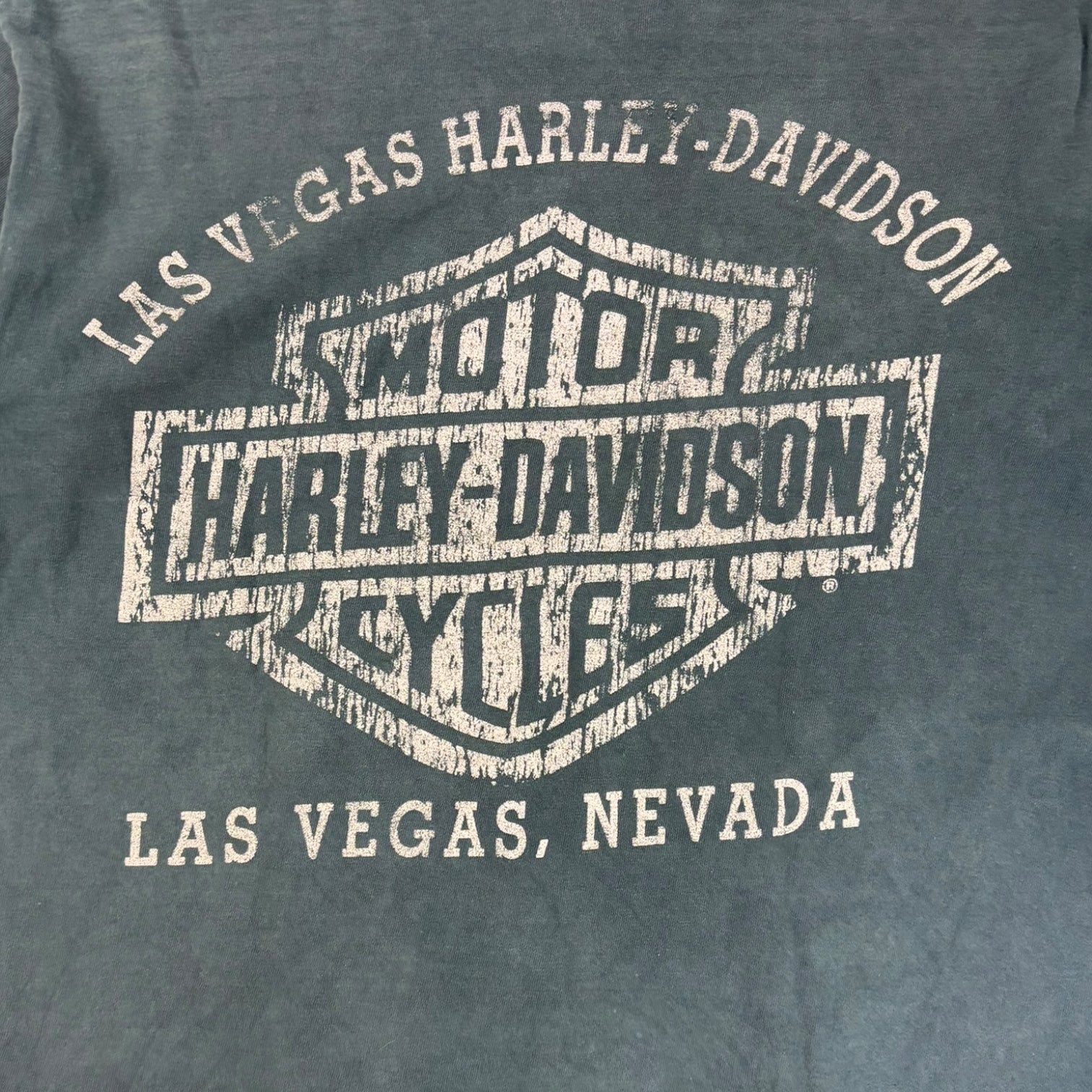 Vintage 2007 Harley Davidson Las Vegas Nevada T-Shirt Black