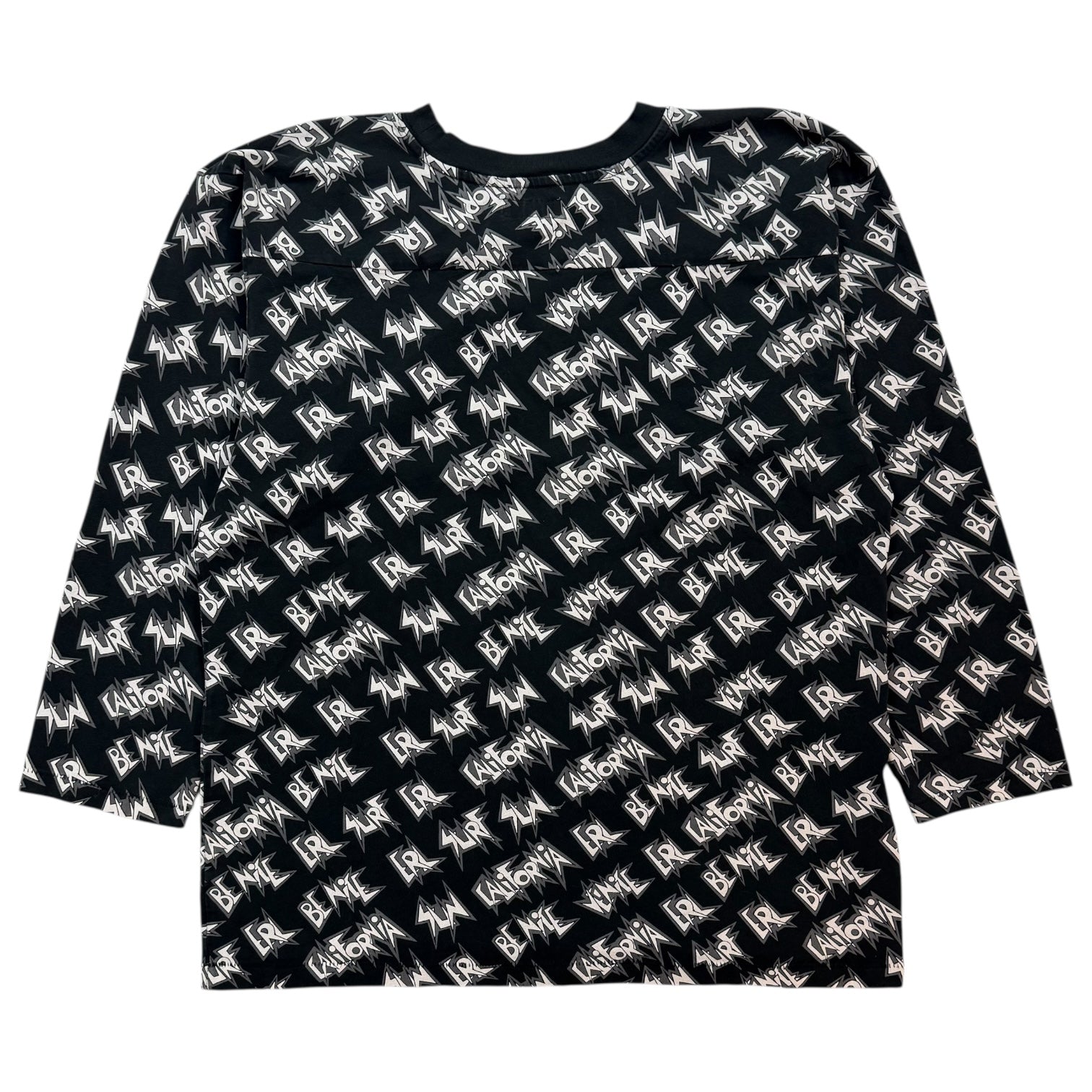 Vintage ERL Sunscreen L/S Tee Black/White
