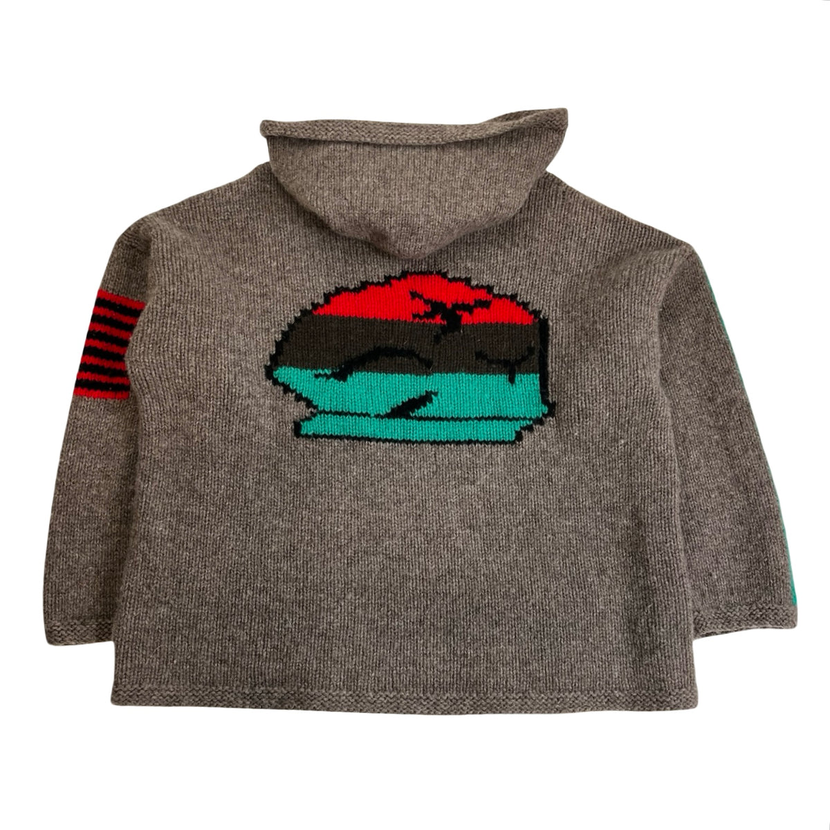 Stüssy x Denim Tears Zip-Up Knit Sweater
