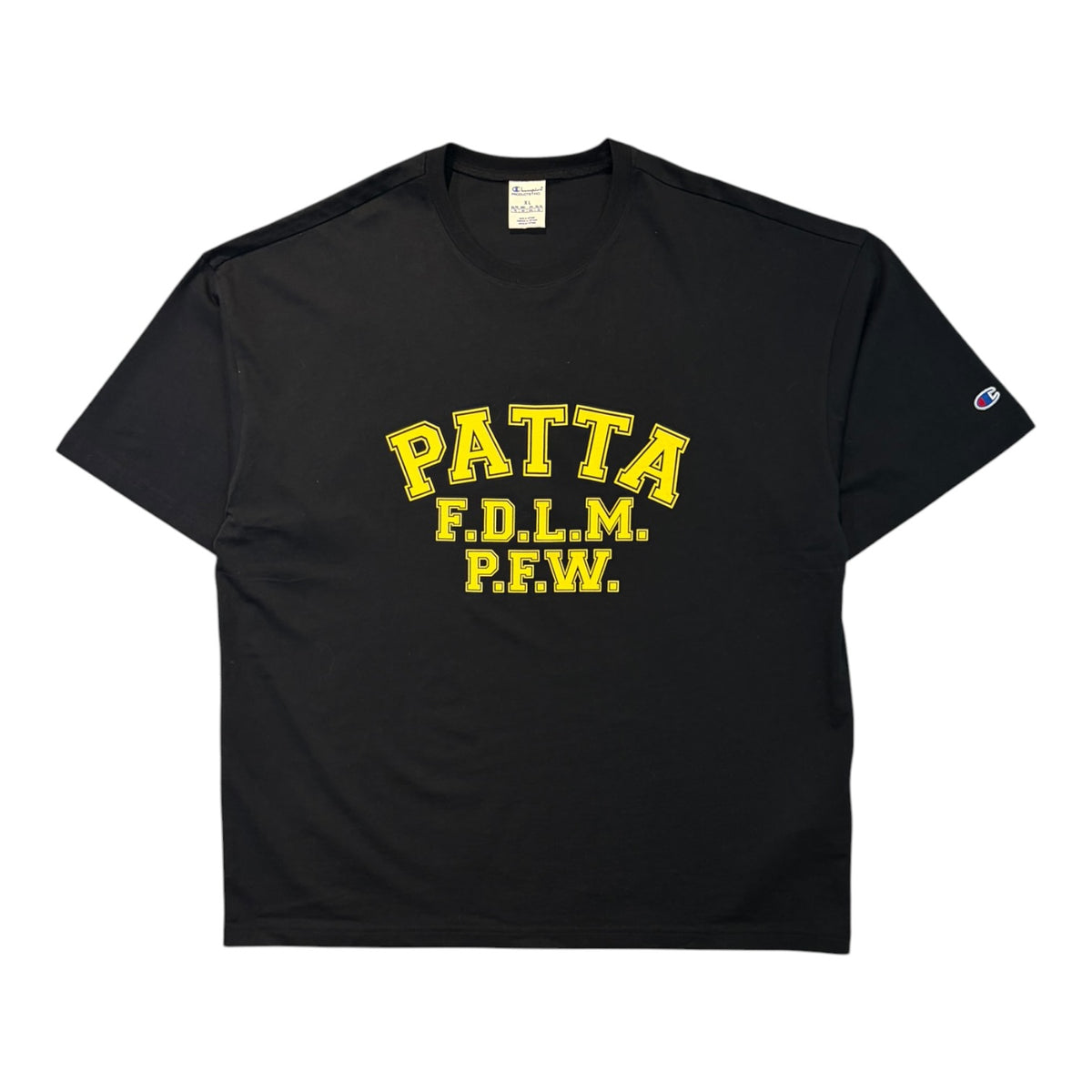 Patta x Champion T-Shirt Black
