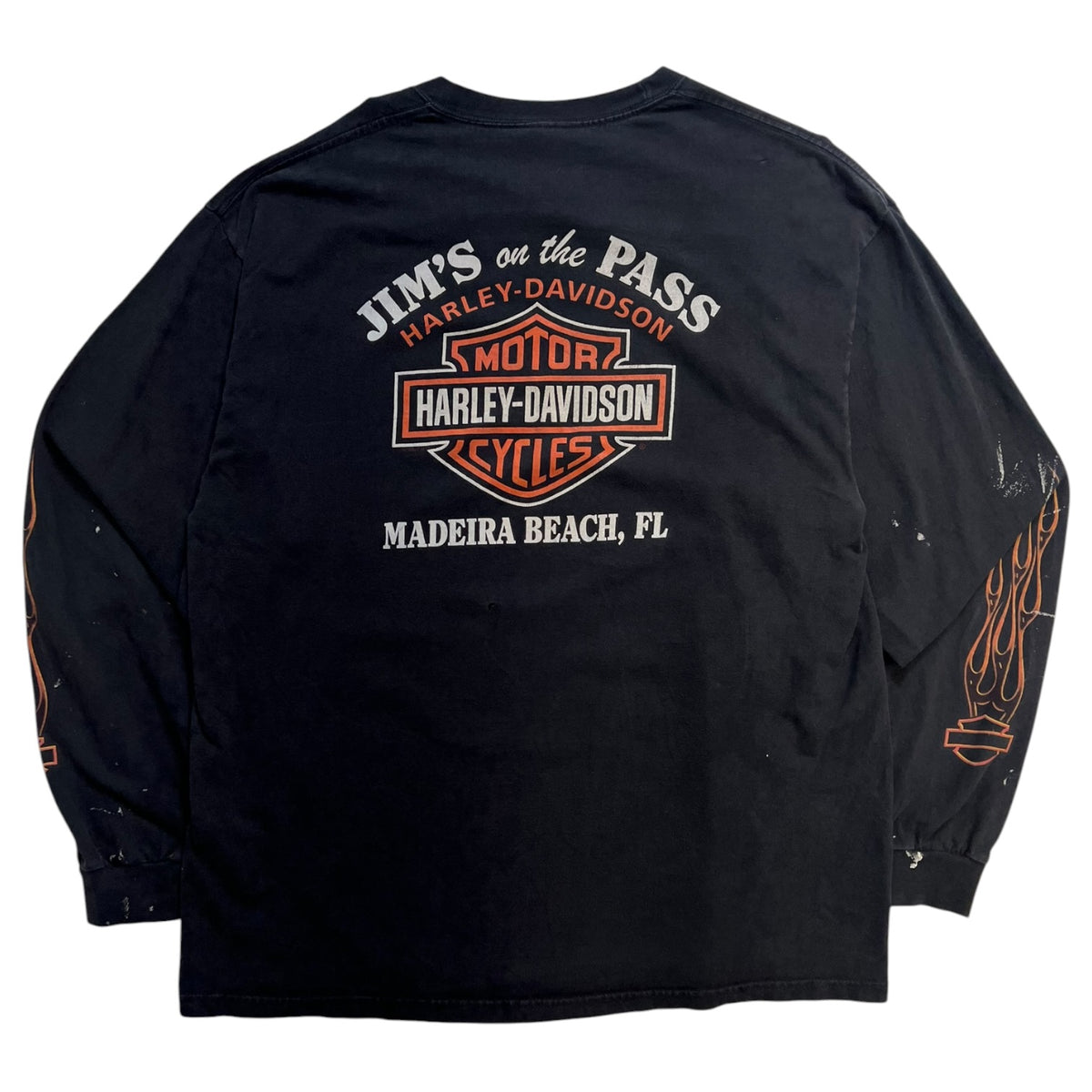 Vintage Harley Davidson “Put Your Ass On Some Class” Long Sleeve T-Shirt Black