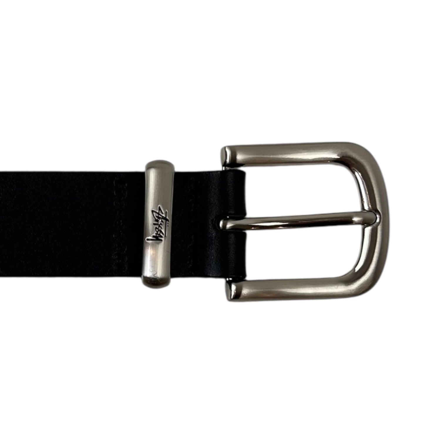 Stussy Metal S Belt Black