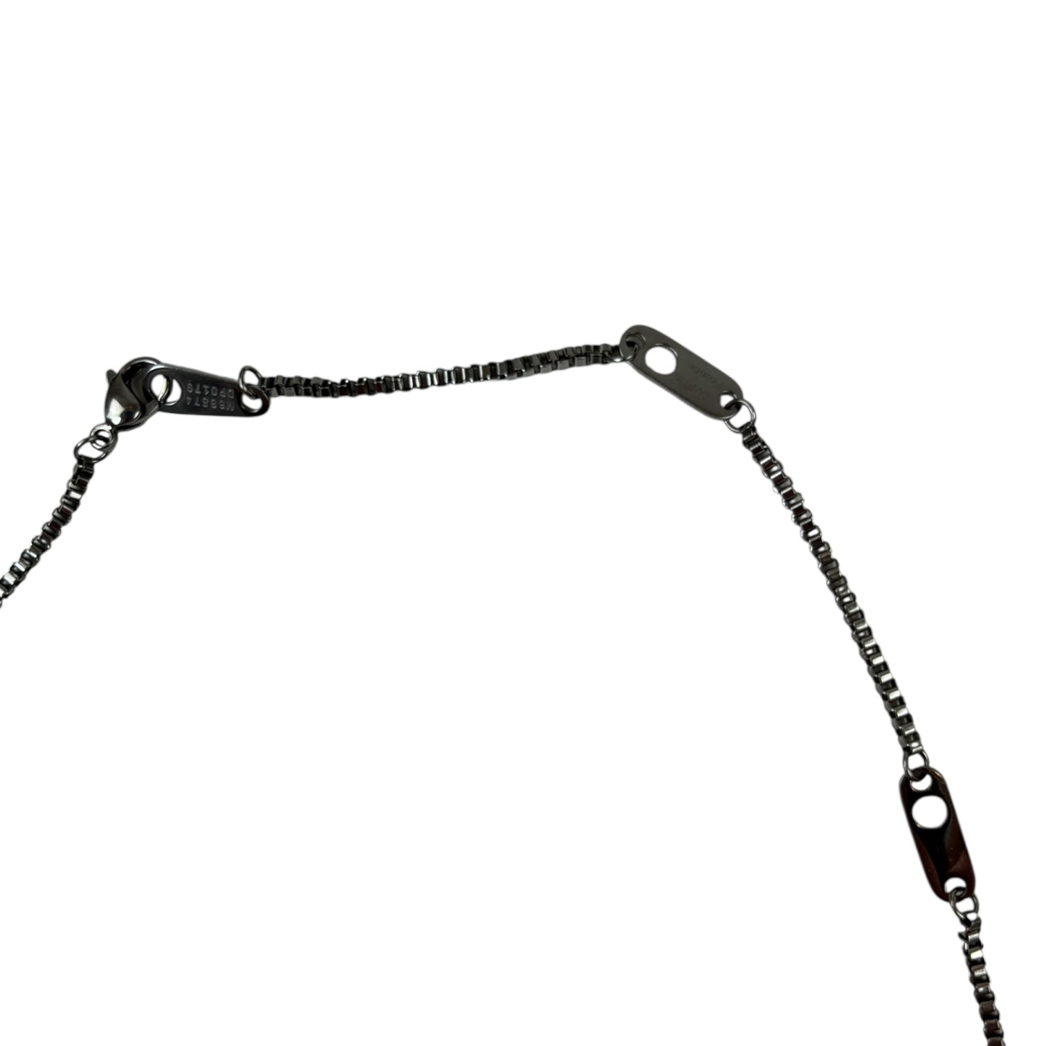 Louis Vuitton Whistle Chain Pendant Necklace Silver