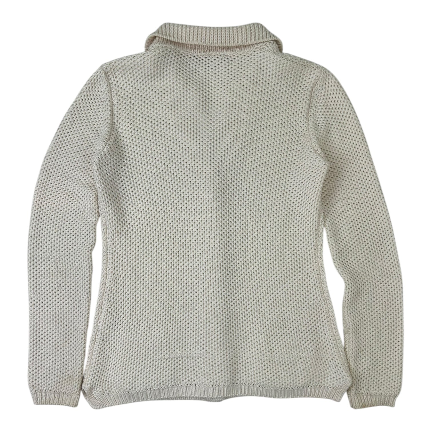 Loro Piana Napier Knit Cardigan Cream