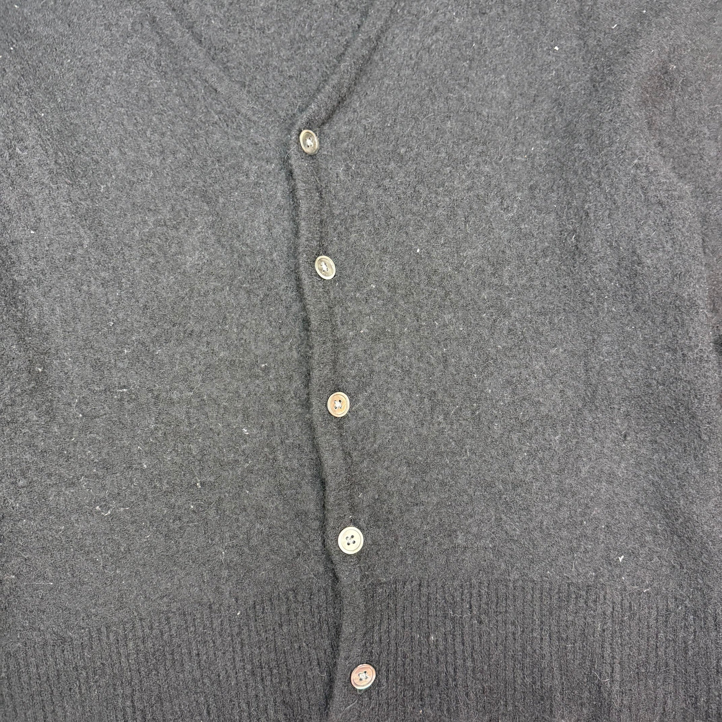 Stussy Brushed Cardigan Black