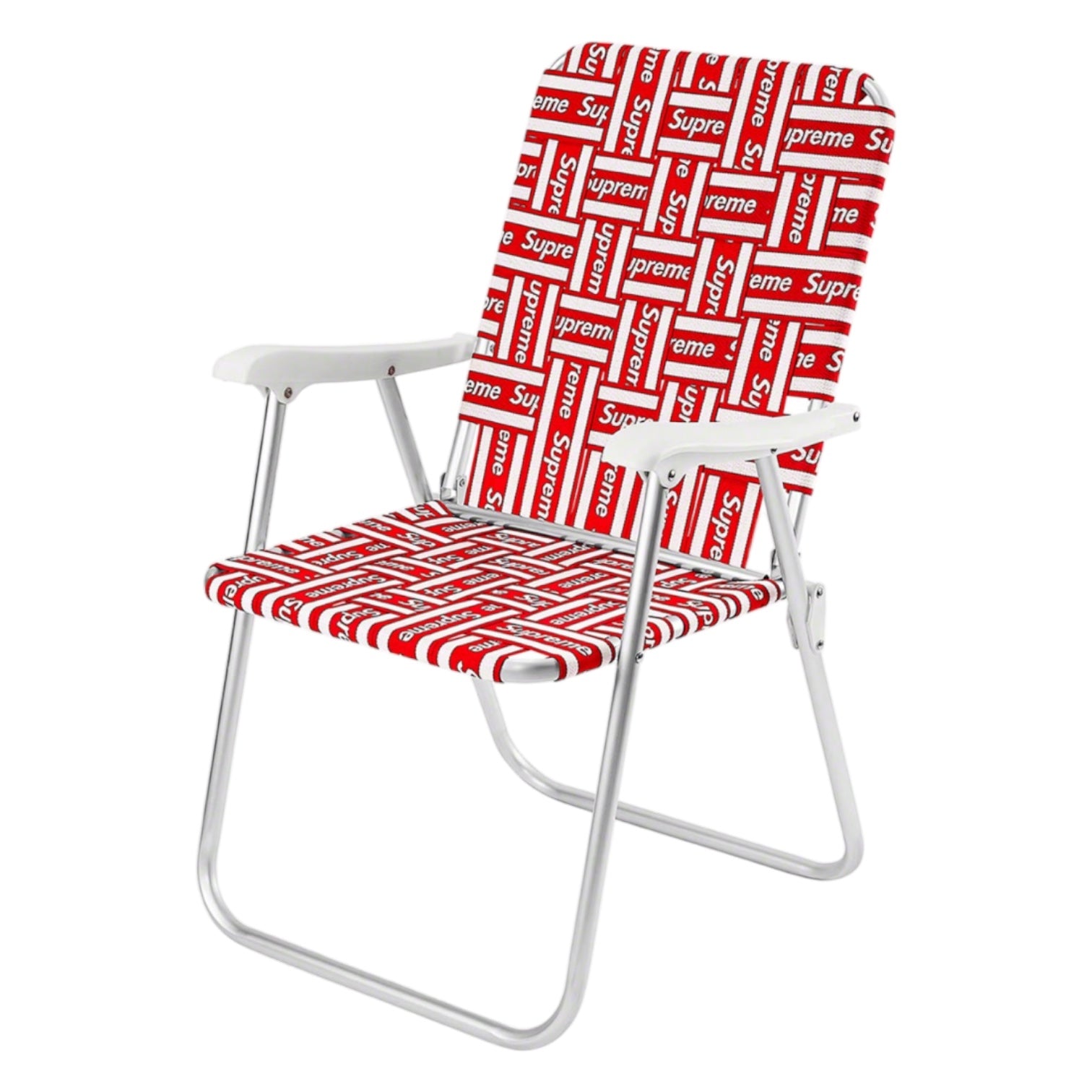 Supreme Camping Chair Red White