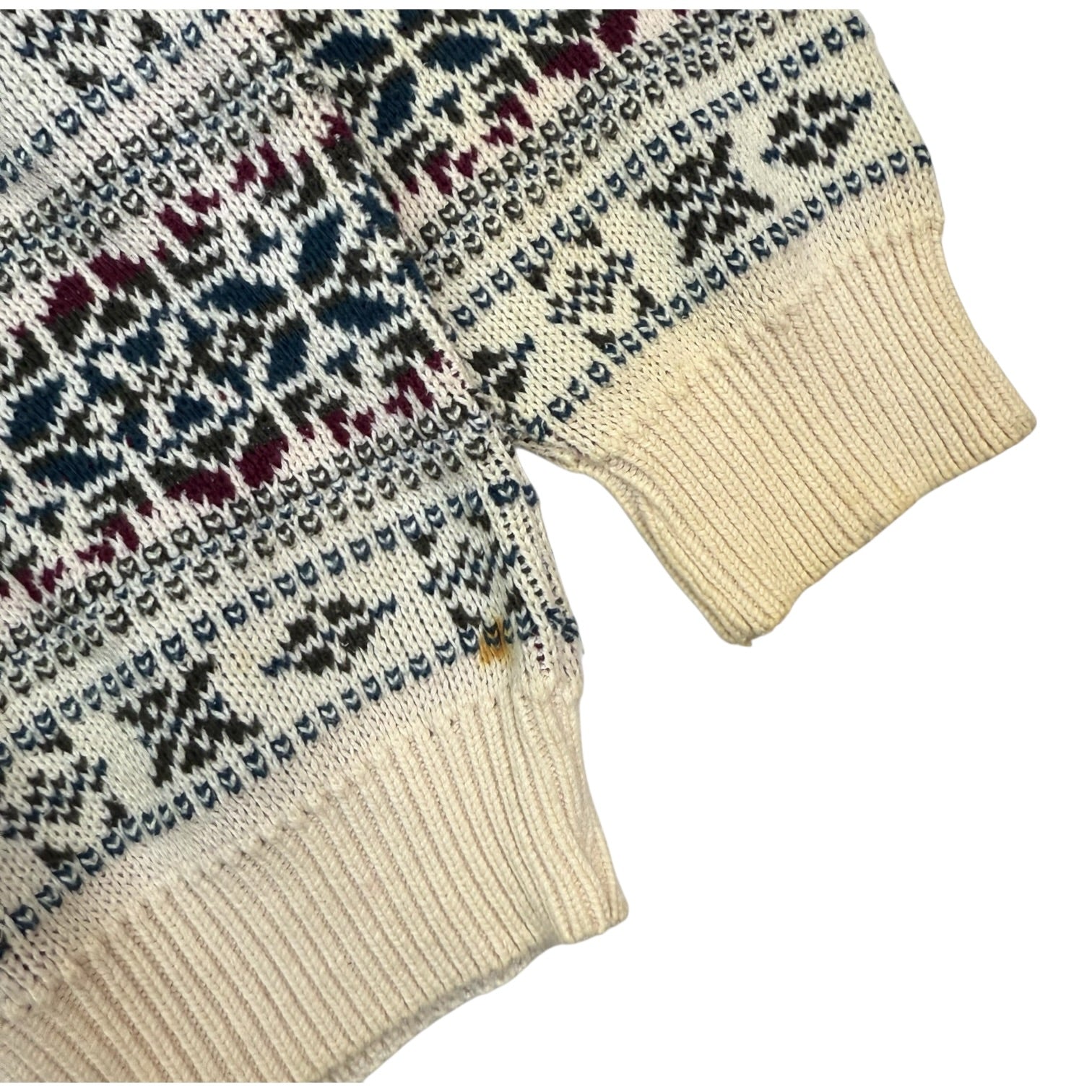 Vintage Knit Collared Knit Sweater