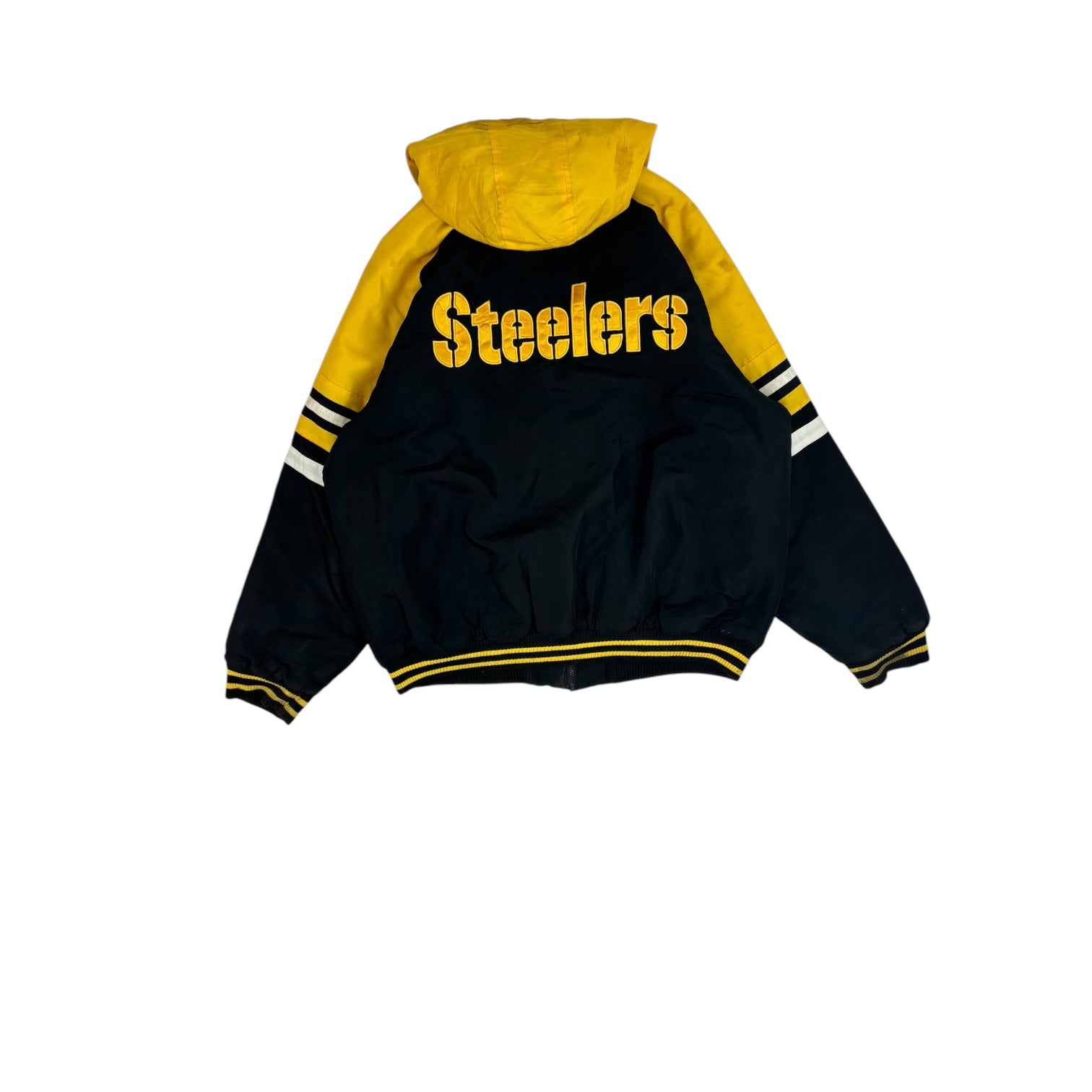 Vintage NFL Pittsburgh Steelers Puffer Jacket Black