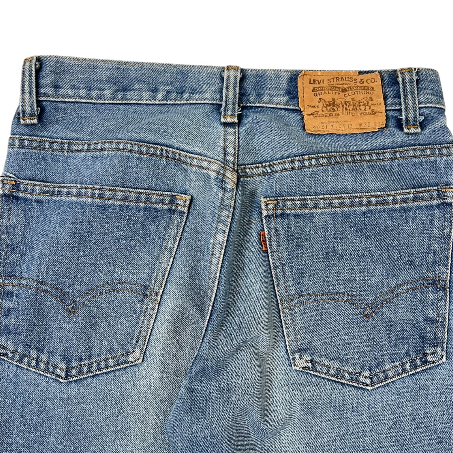 Vintage 70s Levi’s Orange Tab 517 Bootcut Jeans