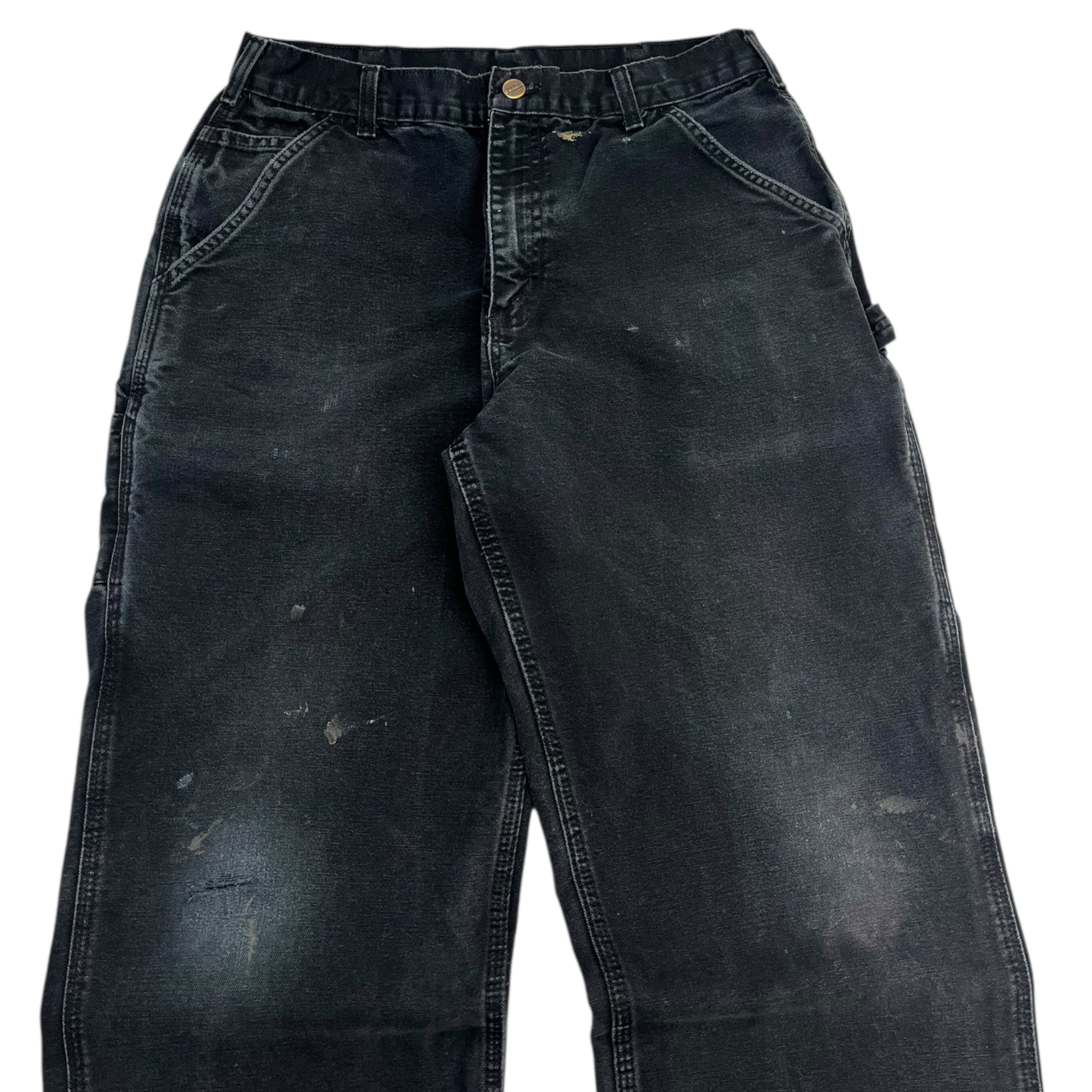 Carhartt Carpenter Work Pants Faded Noir