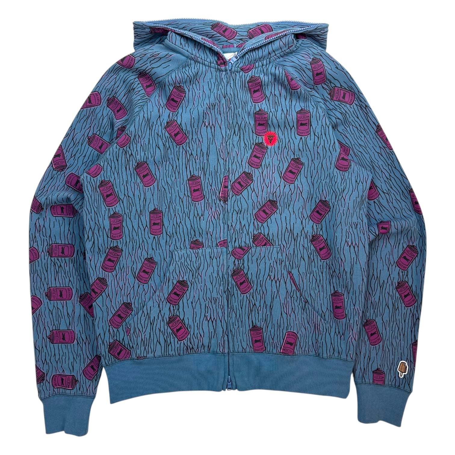 Ice Cream By BBC Full Zip Hoodie Blue
